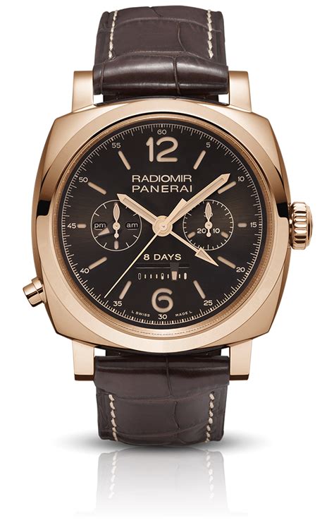 panerai limited edition radiomir 1940 chronograph oro rosso|Panerai Chrono Monopulsante 8 Days Gmt 1940 Radiomir PAM .